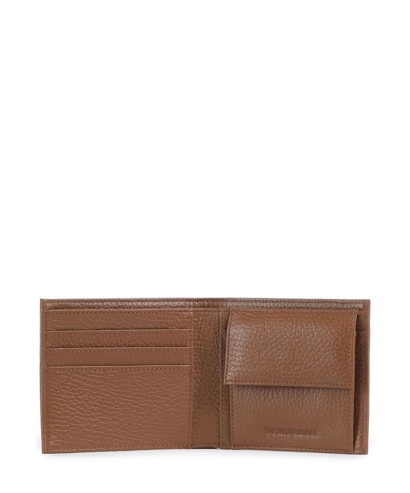 Emporio Armani Business Regenerated Portefeuille mocha bisque