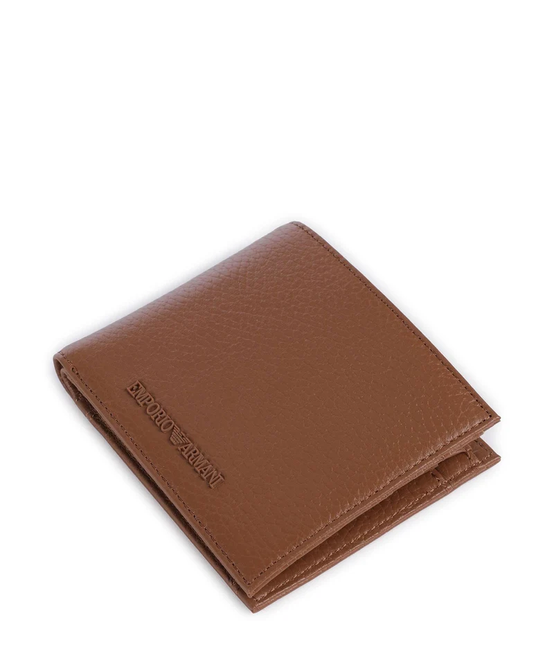 Emporio Armani Business Regenerated Portefeuille mocha bisque