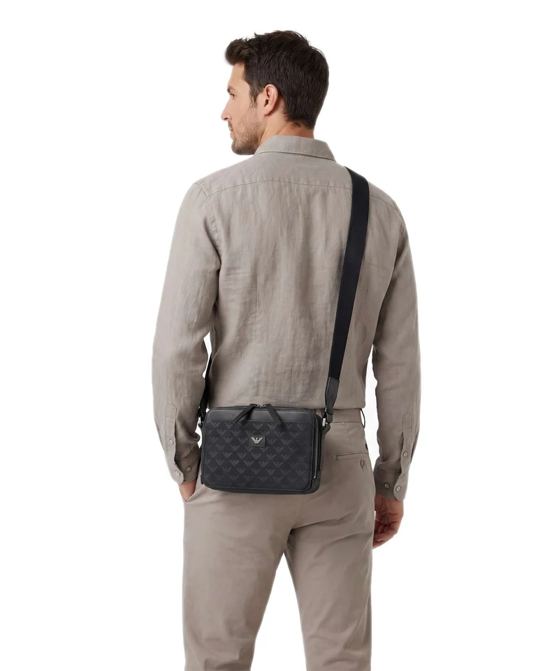 Emporio Armani Special Minorca Sac bandoulière dark navy