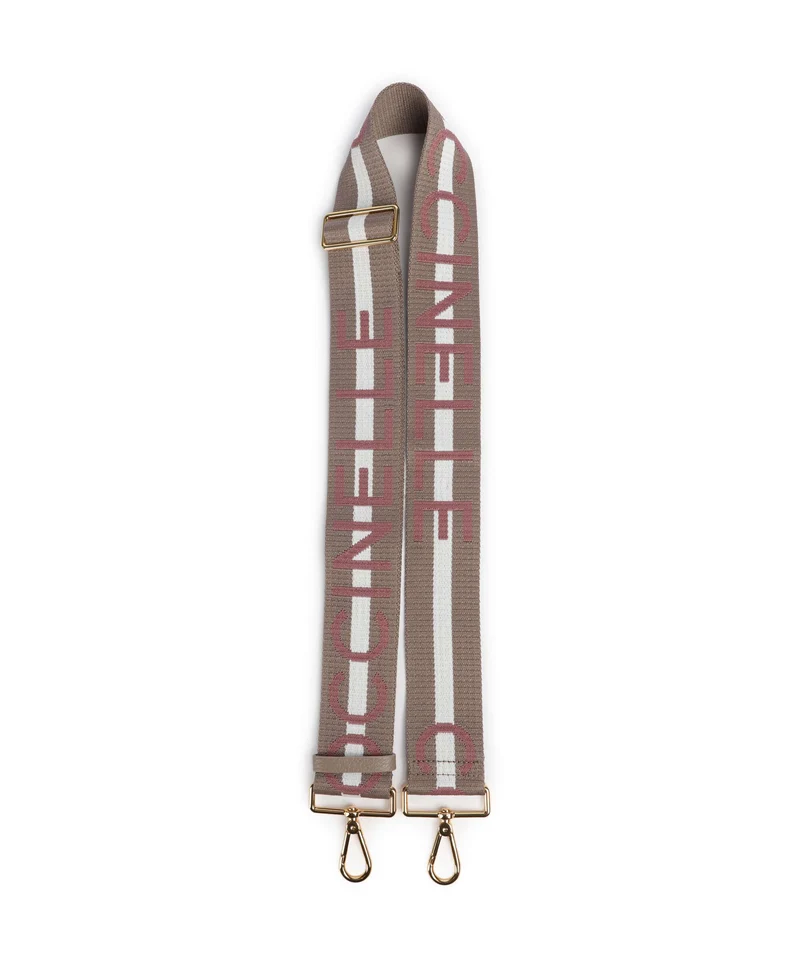 Coccinelle Nastro Signature Bandoulière multi new warm taupe