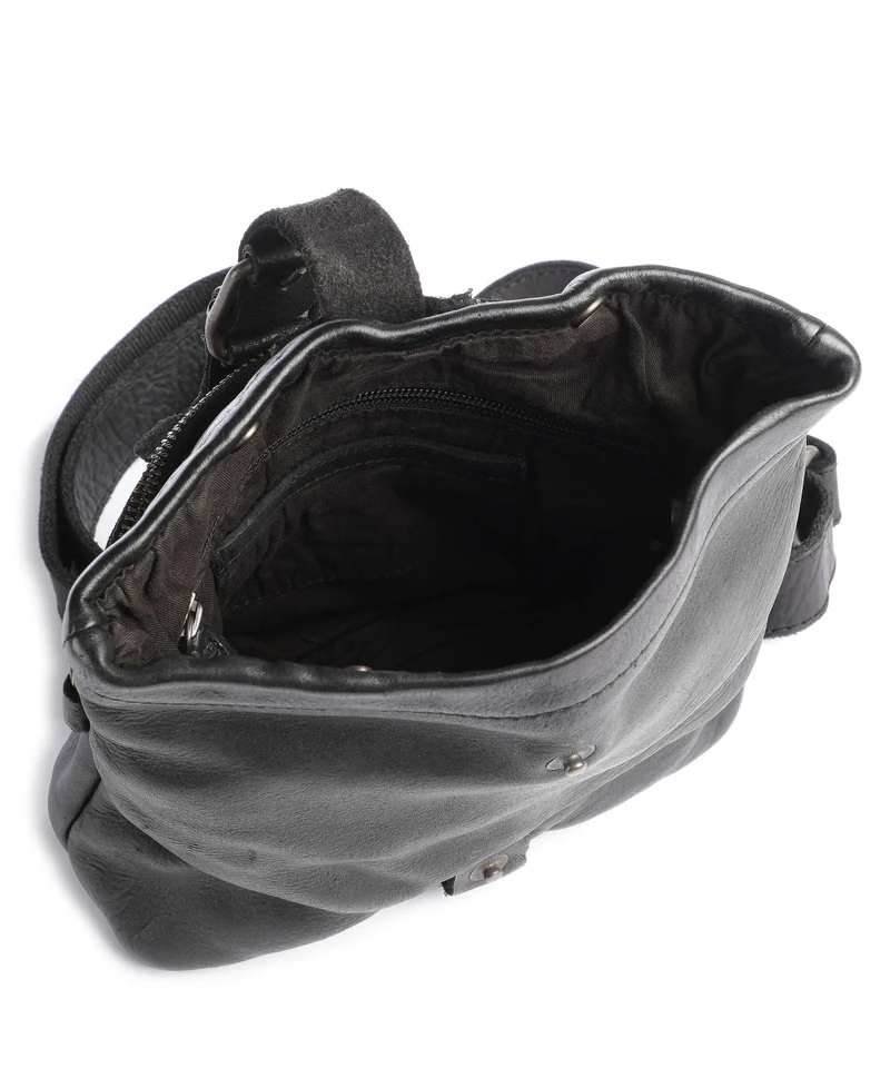 Aunts & Uncles Barbershop Stubble Sac bandoulière charcoal black