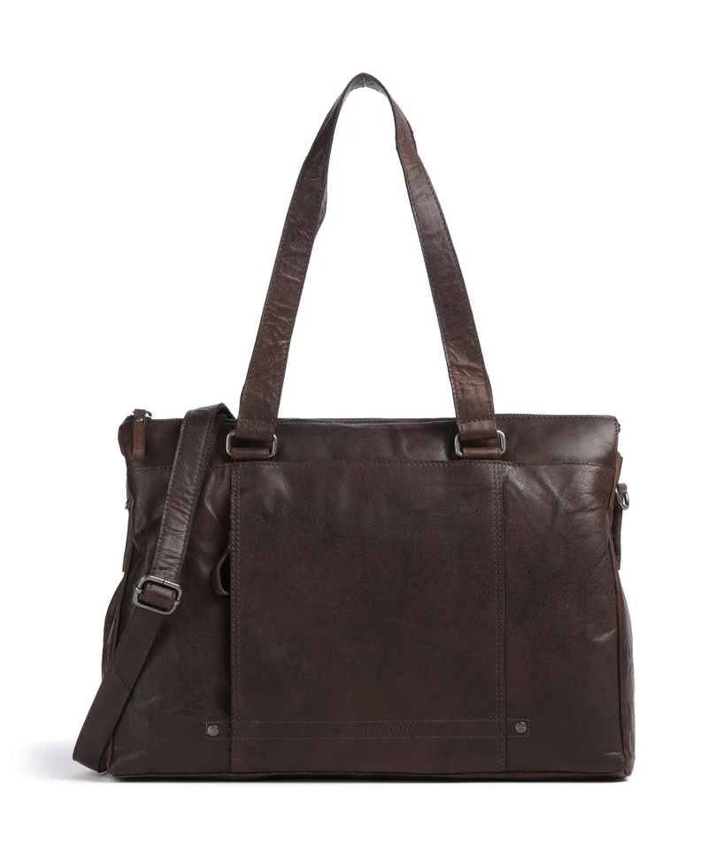 Spikes & Sparrow Bronco Maureen Porte-document dark brown