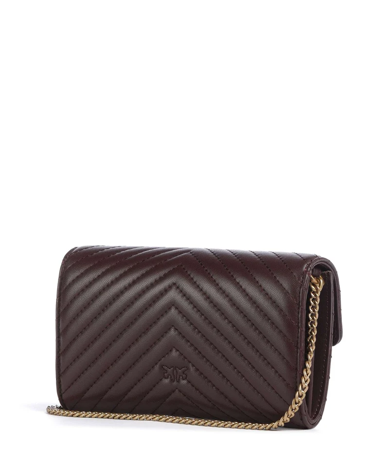 Pinko Love One Portefeuille uva di catawba/antique gold