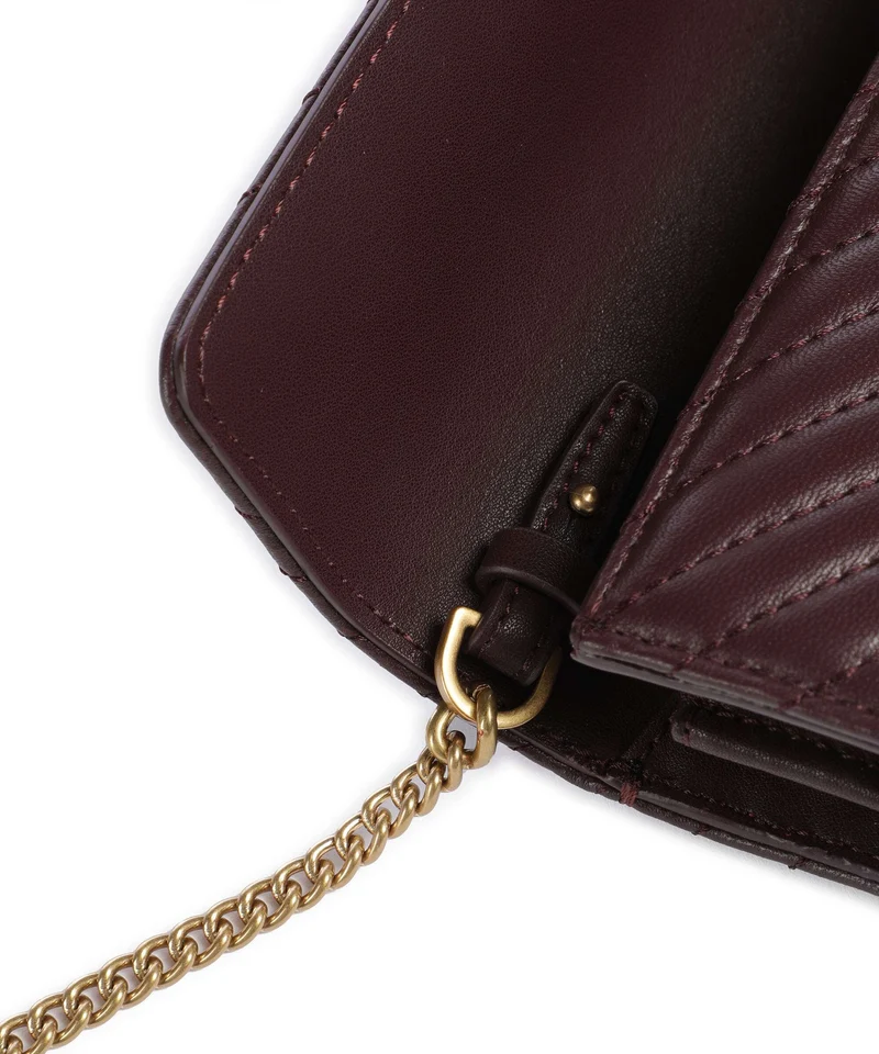 Pinko Love One Portefeuille uva di catawba/antique gold