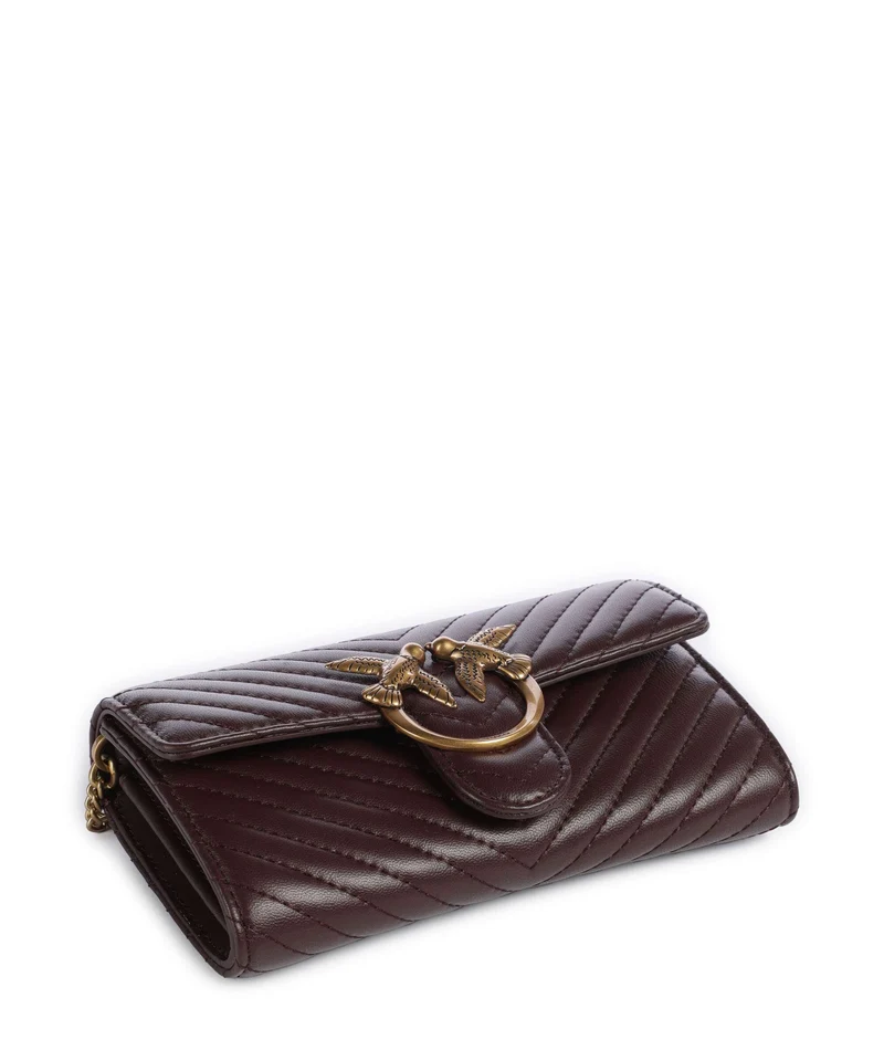 Pinko Love One Portefeuille uva di catawba/antique gold