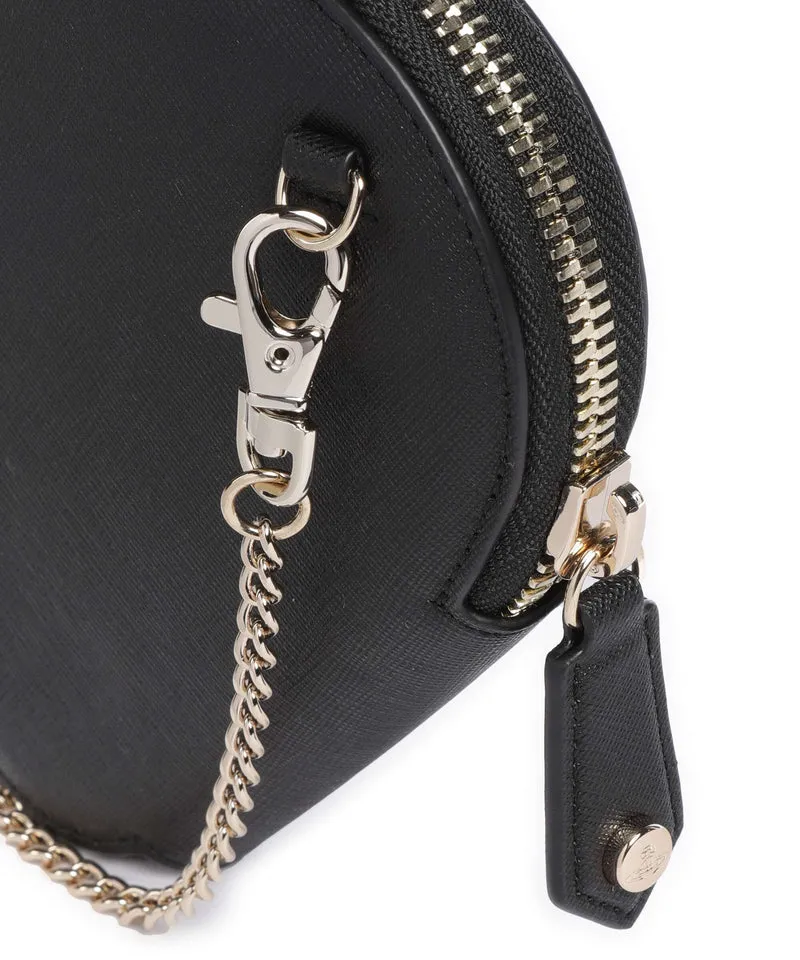 Vivienne Westwood Saffiano Heart Sac bandoulière black