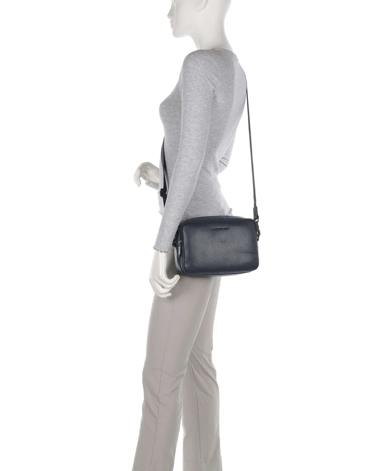 Mandarina Duck Mellow Leather Sac bandoulière dress blue