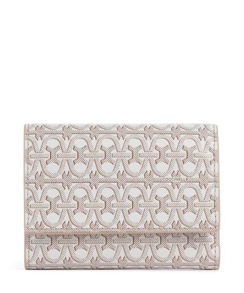 Coccinelle Metallic Monogram Portefeuille multicolour/blanco/rosette