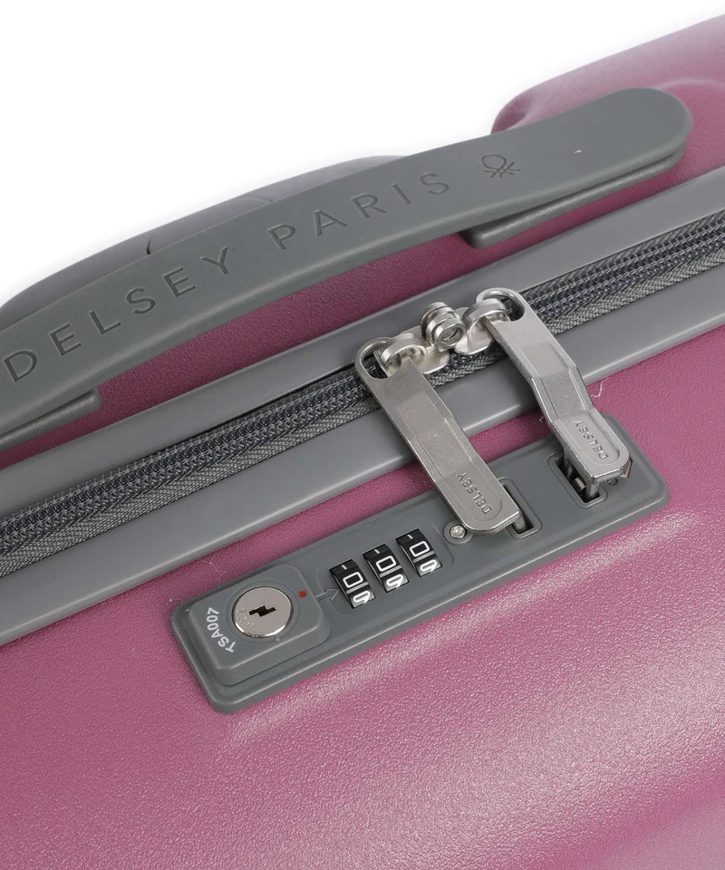Delsey Paris x United Colors of Benetton UCB Hardside Valise 4 roues pink