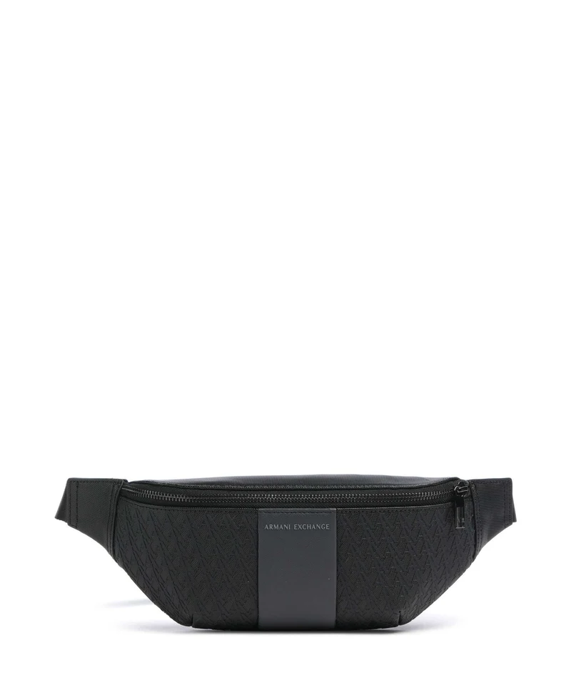 Armani Exchange William Sac banane black/forged iron