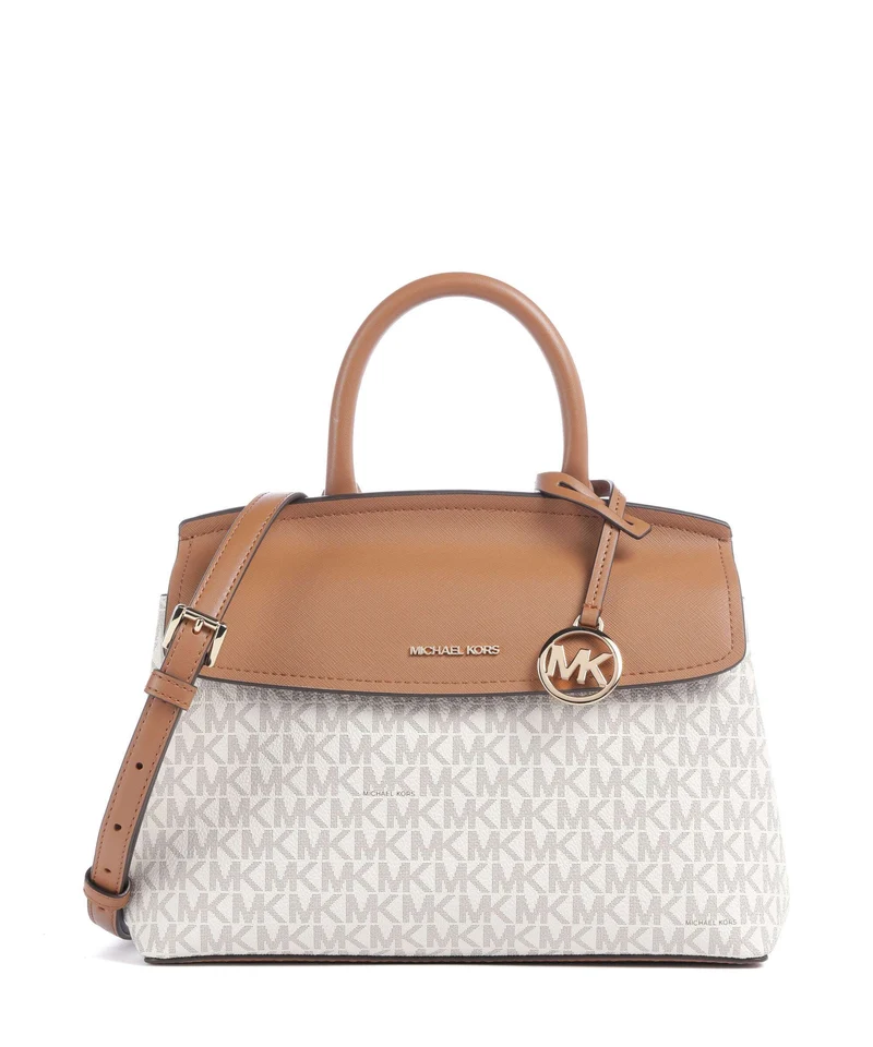 Michael Kors Landry Small Sac à main vanilla/acorn