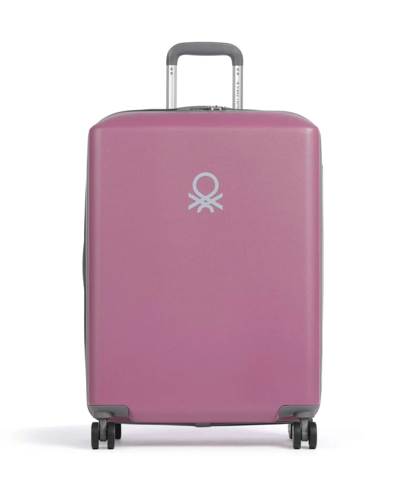Delsey Paris x United Colors of Benetton UCB Hardside Valise 4 roues pink