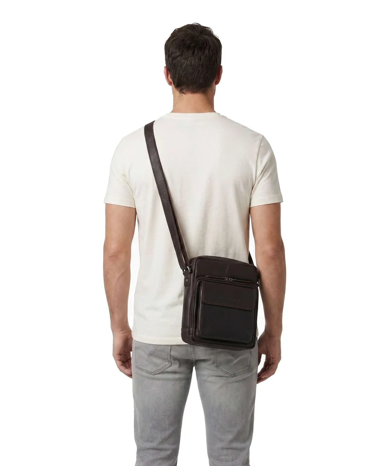 The Chesterfield Brand Wax Pull Up Cow Montira Sac bandoulière brown