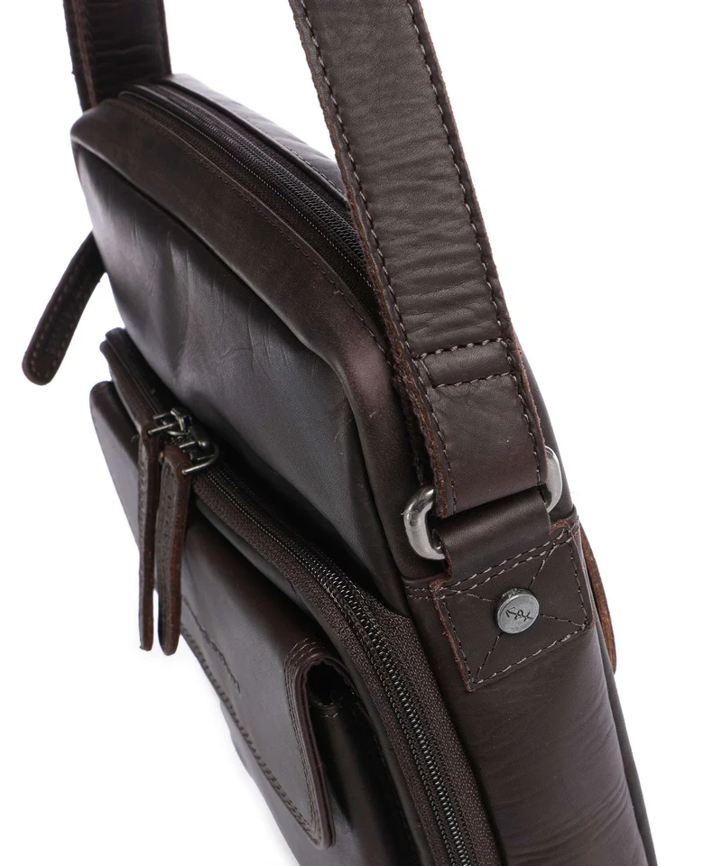 The Chesterfield Brand Wax Pull Up Cow Montira Sac bandoulière brown