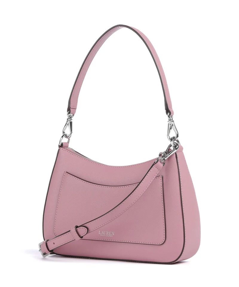 Lauren Ralph Lauren Danni 26 Sac porté épaule rose mauve