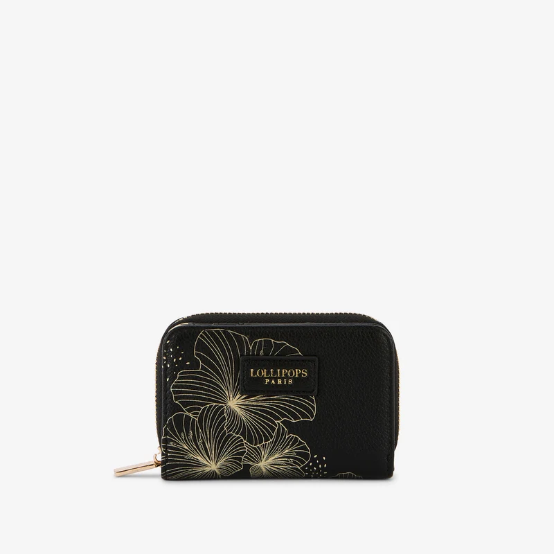 Portefeuille noir Sya