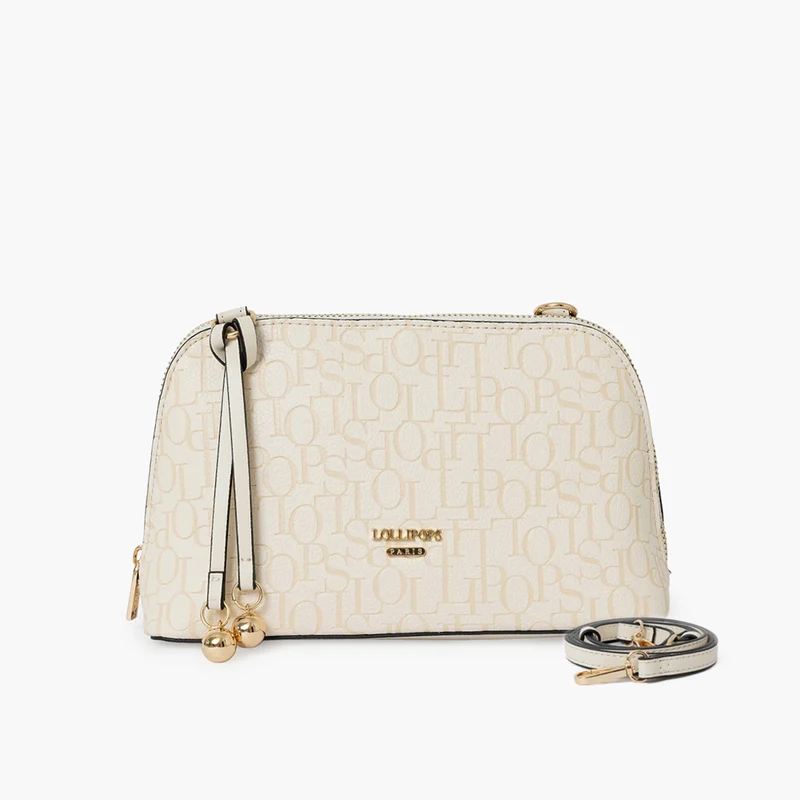 Petit sac porté épaule ivoire Sanja