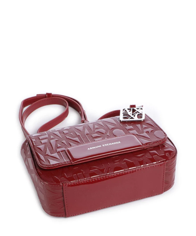 Armani Exchange Liz Patent Sac bandoulière red dahlia
