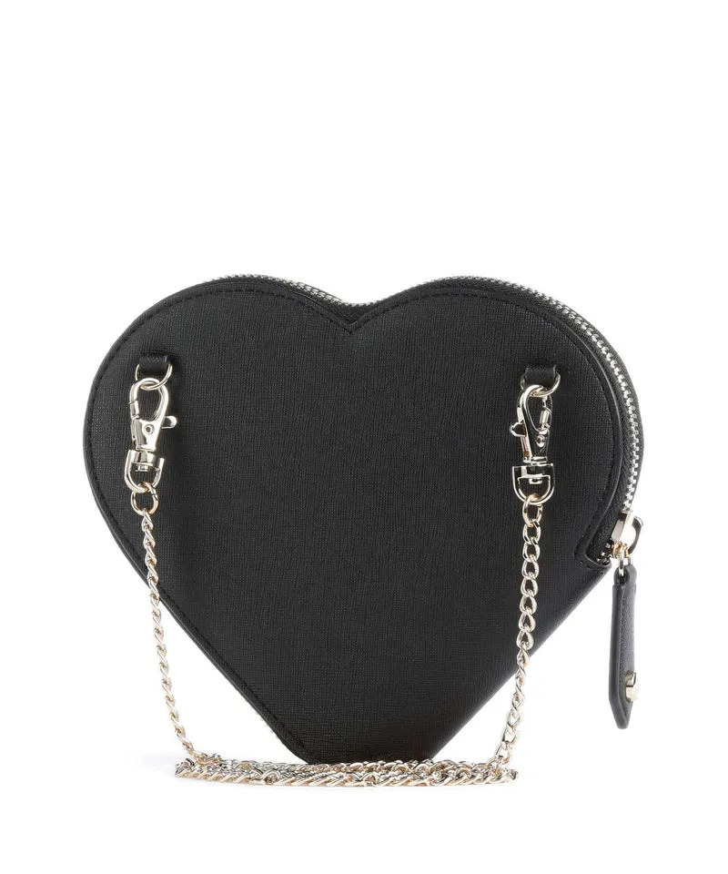 Vivienne Westwood Heart Saffiano Biogreen Sac bandoulière black