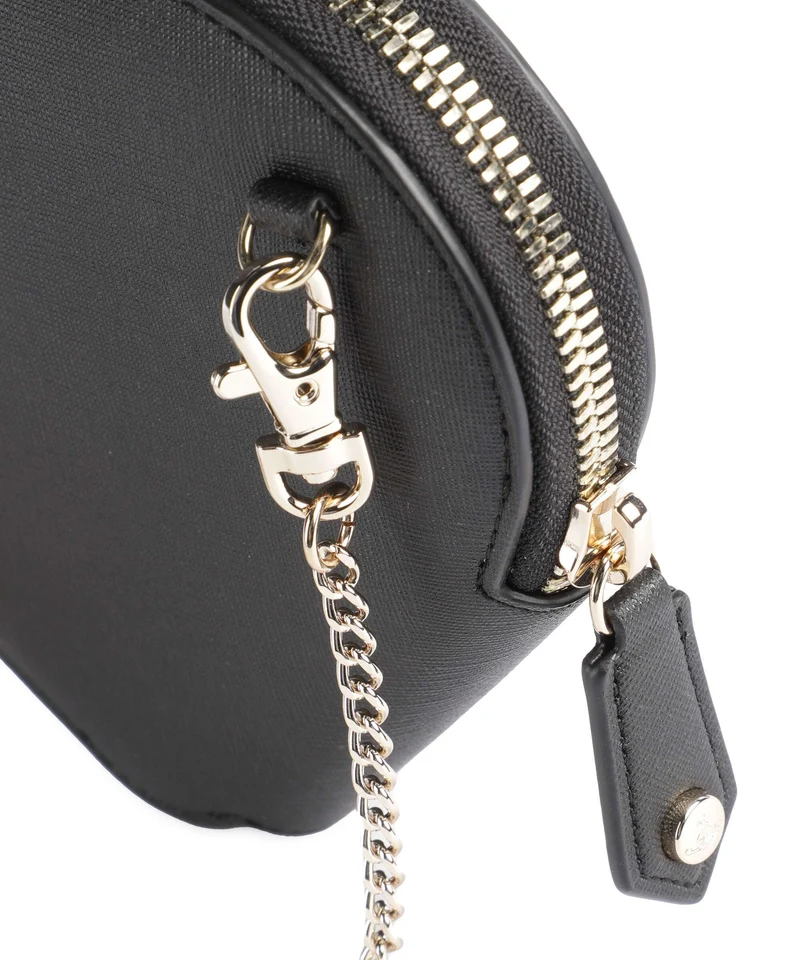 Vivienne Westwood Heart Saffiano Biogreen Sac bandoulière black