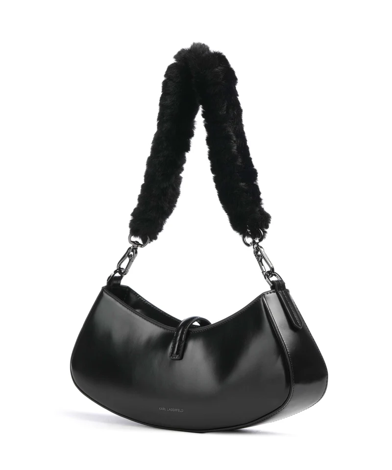 Karl Lagerfeld K/Autograph Small Sac porté épaule black gunmetal