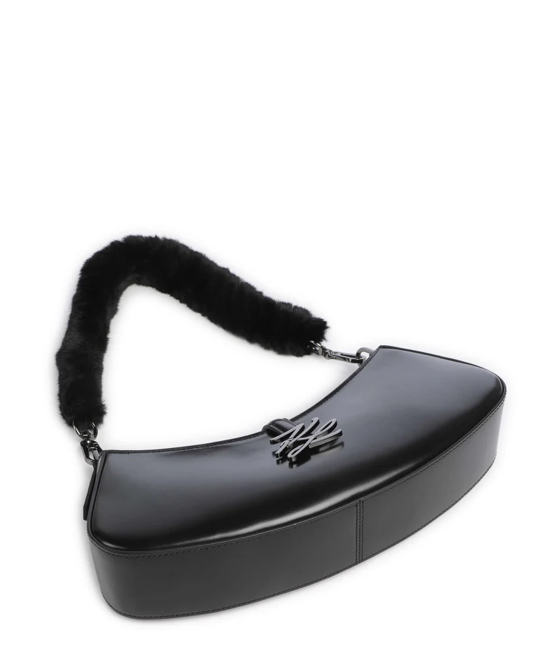 Karl Lagerfeld K/Autograph Small Sac porté épaule black gunmetal