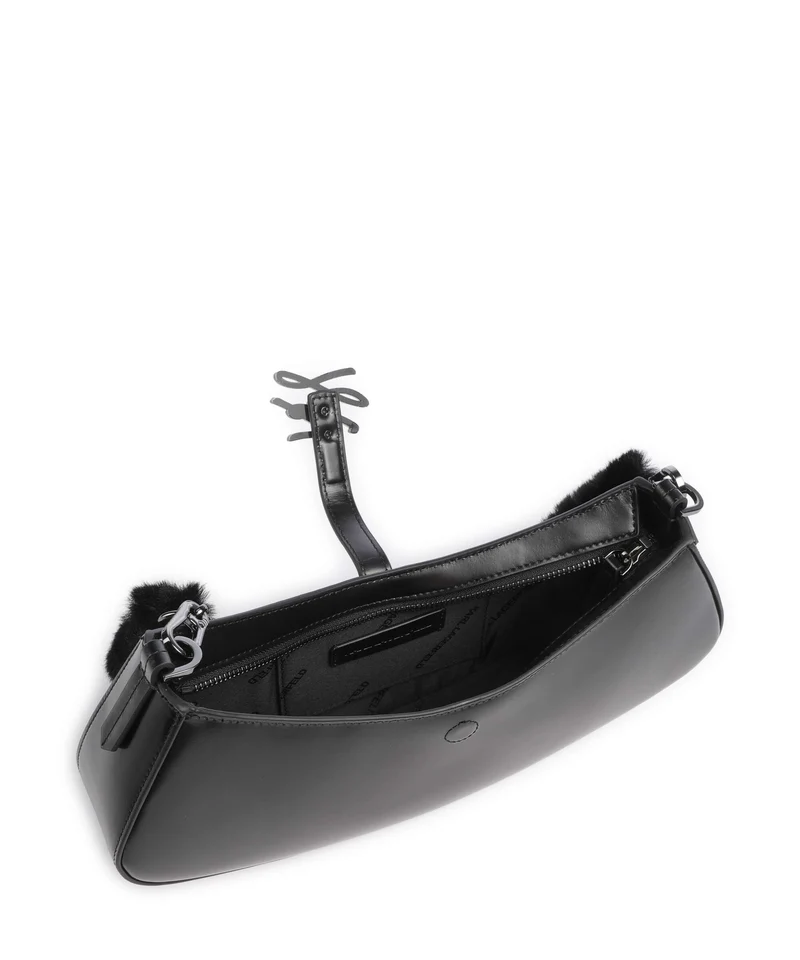Karl Lagerfeld K/Autograph Small Sac porté épaule black gunmetal