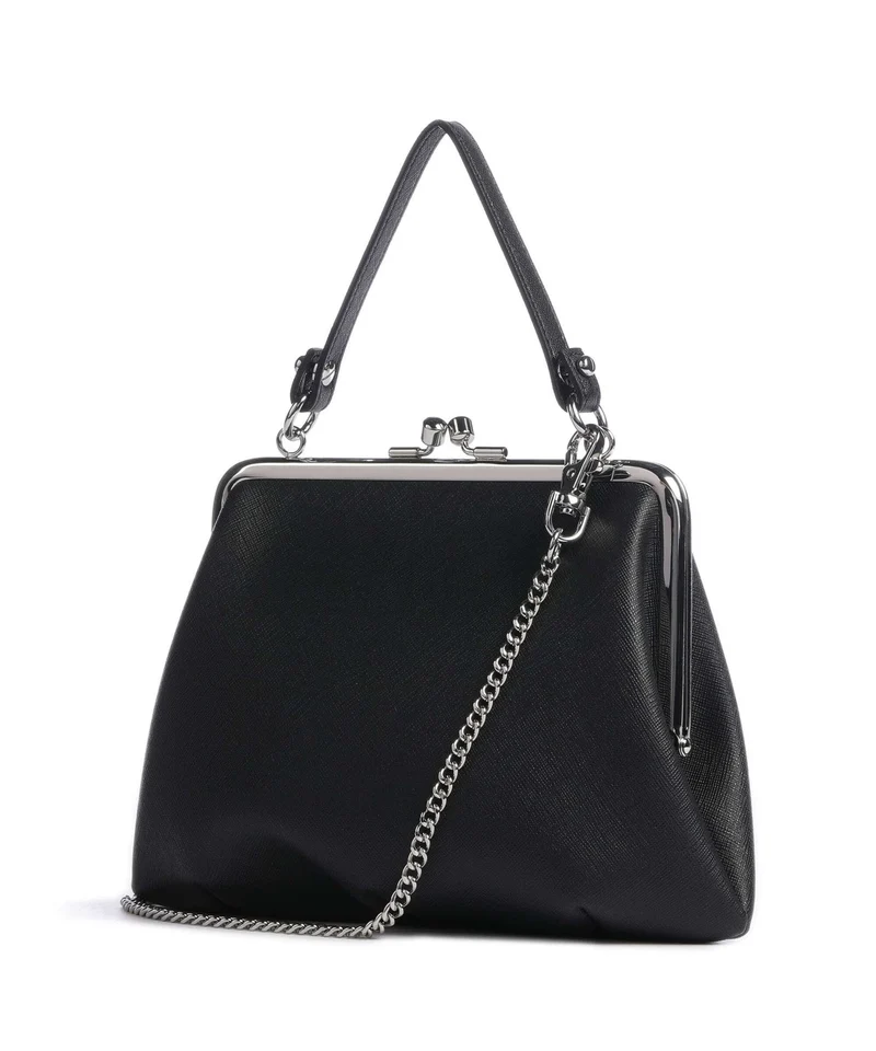 Vivienne Westwood Granny Frame Saffiano Sac bandoulière black