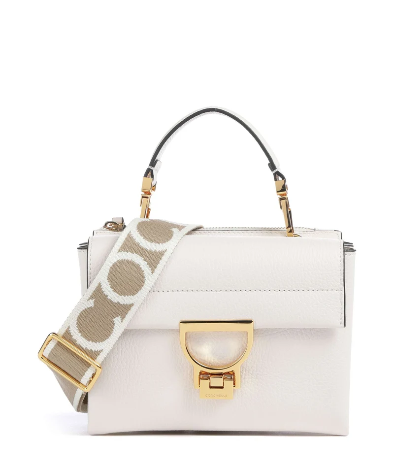 Coccinelle Arlettis Signature Sac bandoulière blanco