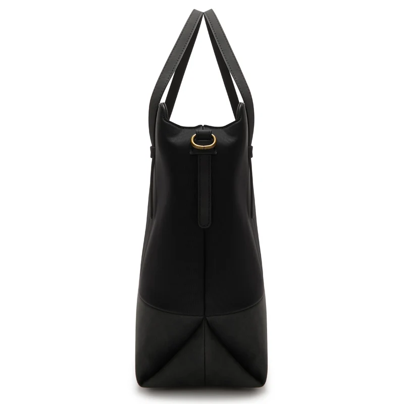 Violet Hamden Essential Bag Sac à Épaule Noir avec Compartiment pour Ordinateur Portable 13 pouces VH25034