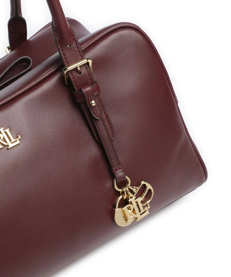 Lauren Ralph Lauren Marcy Sac porté épaule dark garnet