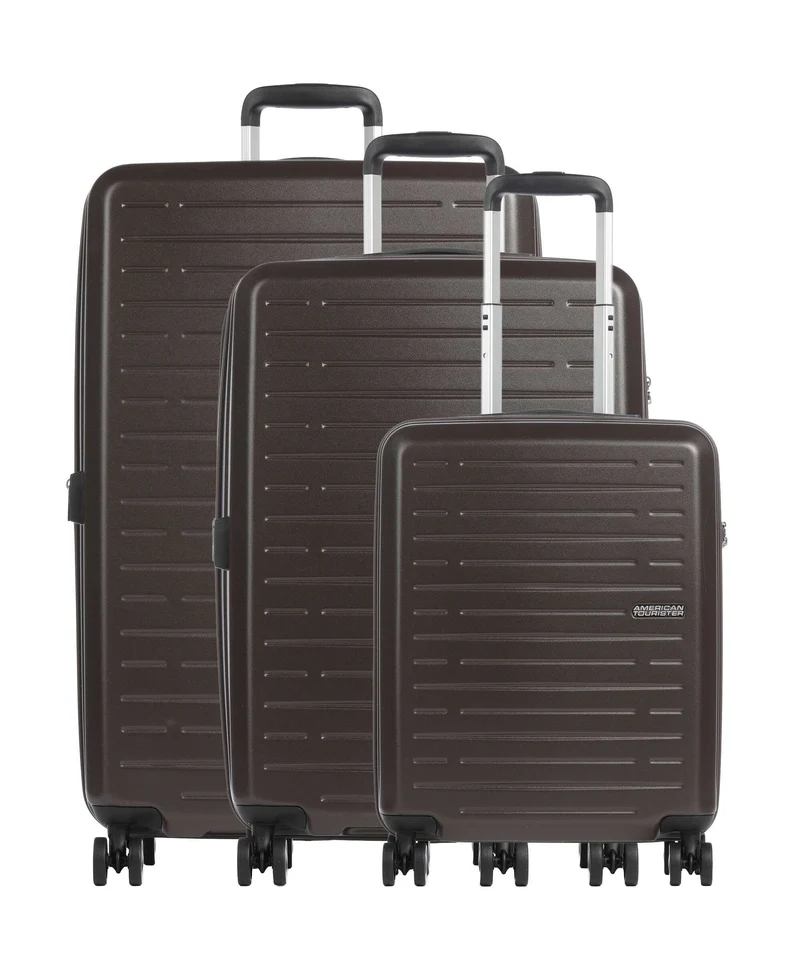 American Tourister Aerojoy Set de valise (4 roues) metallic brown