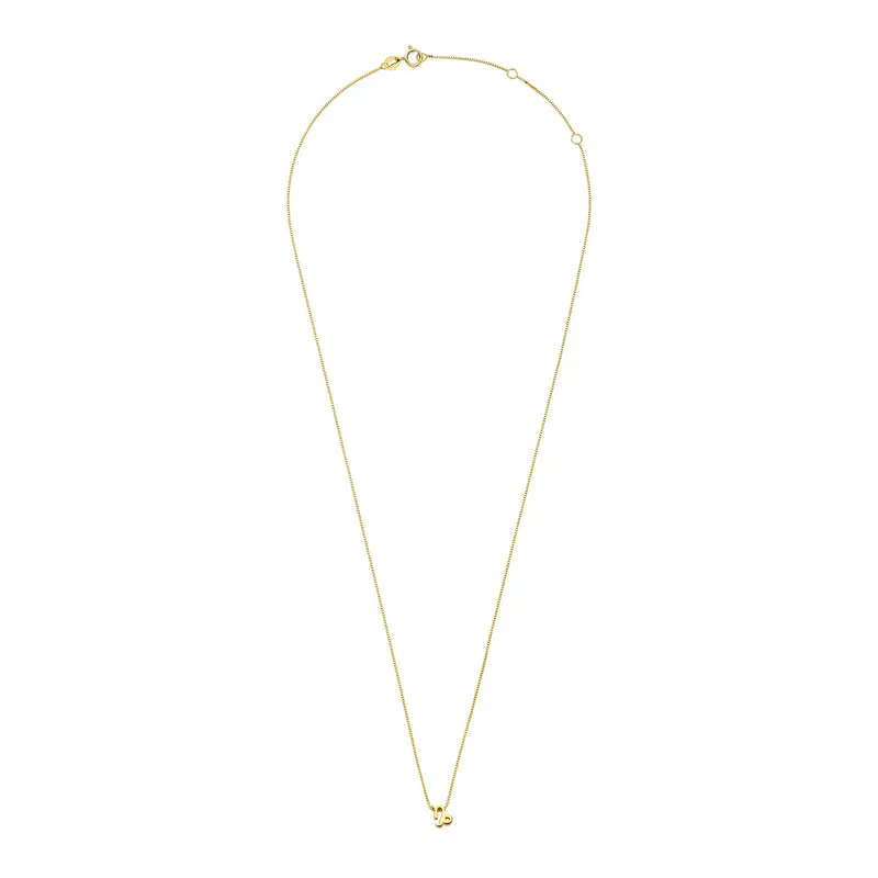 Isabel Bernard Étoiles d’Or Capricorn 14 Carat Gold Venetian Necklace With Horoscope IB340187