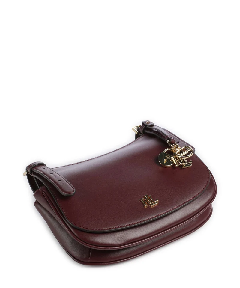 Lauren Ralph Lauren Marcy Medium Sac bandoulière dark garnet