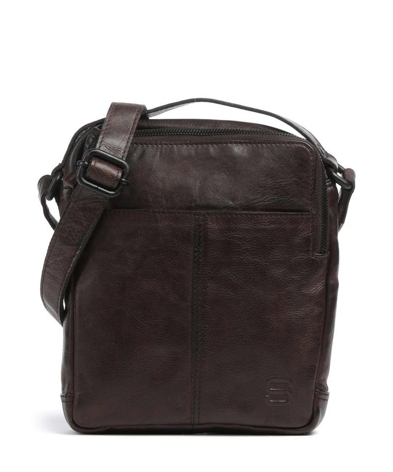 Spikes & Sparrow Apache Moses Sac bandoulière dark brown