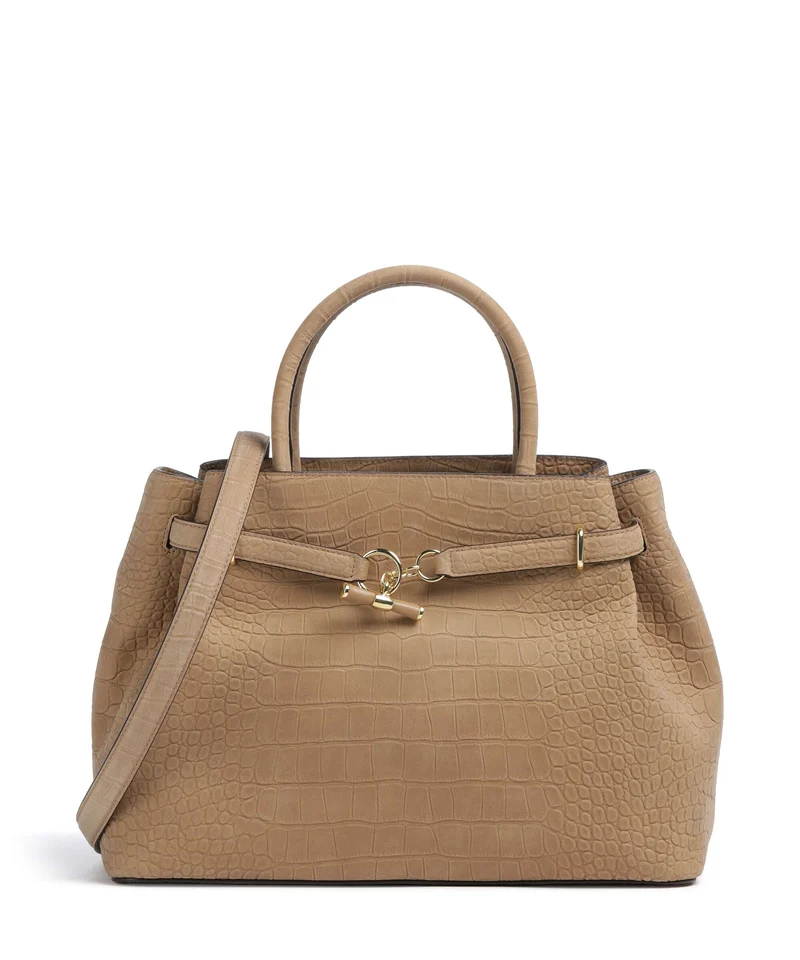 Lauren Ralph Lauren Blaike Large Sac à main camel