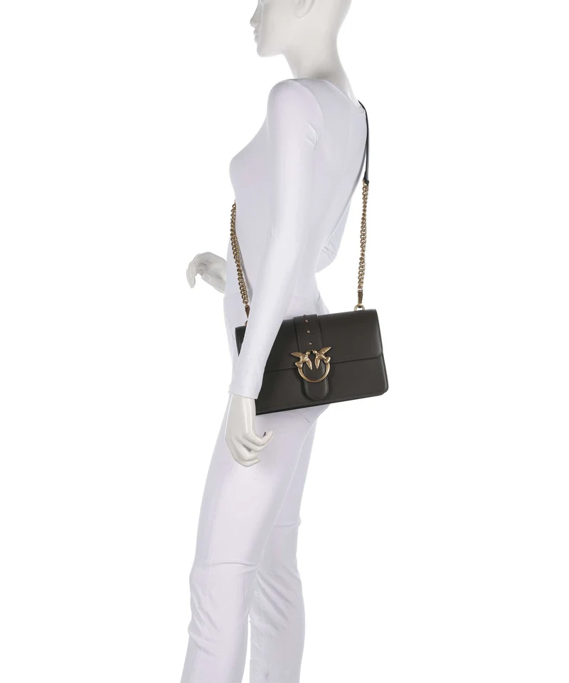 Pinko Love One Classic Sac bandoulière verde fango/antique gold