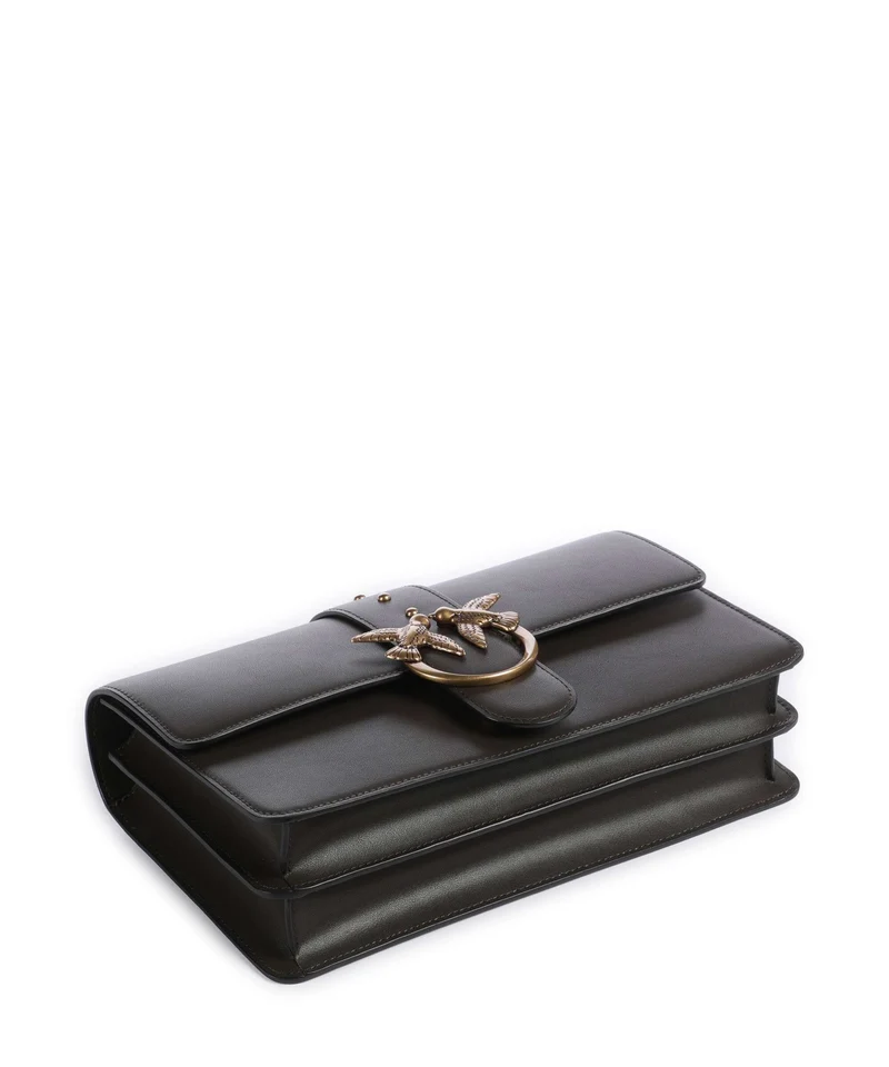Pinko Love One Classic Sac bandoulière verde fango/antique gold