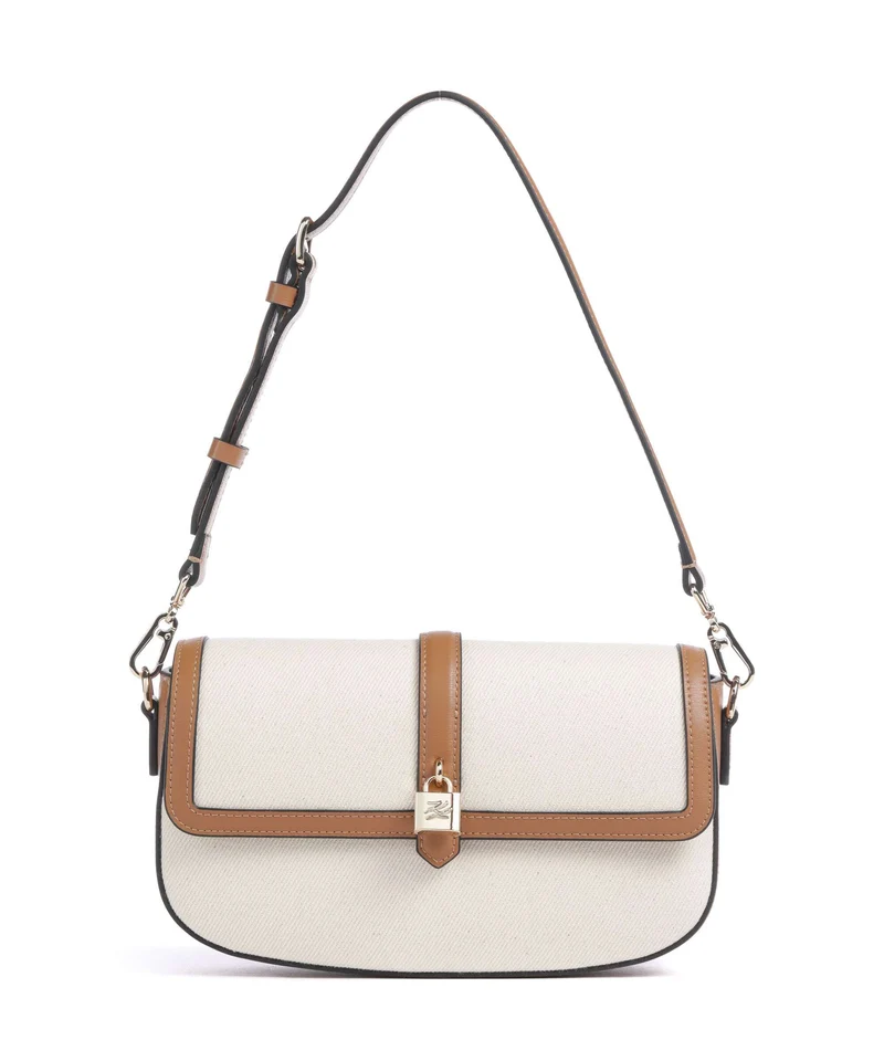 Karl Lagerfeld K/Autograph Sac porté épaule canvas caramel