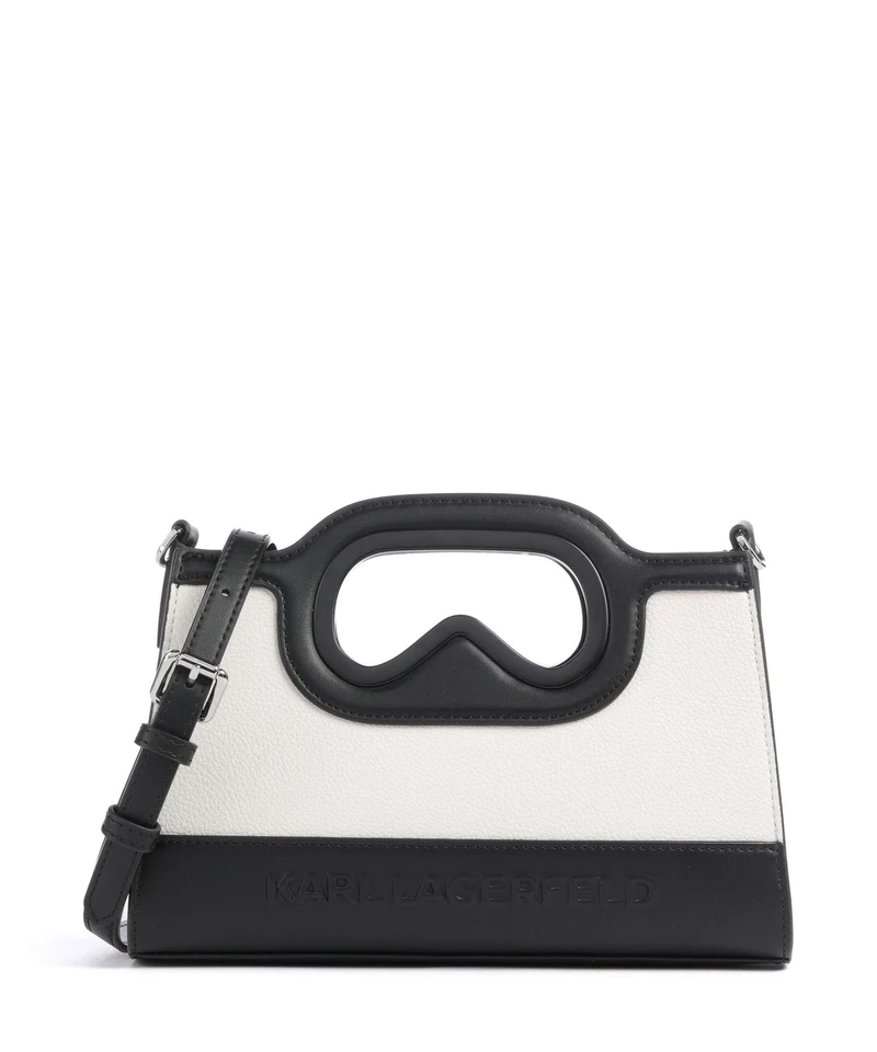 Karl Lagerfeld K/Aviator Mini Sac bandoulière white/black