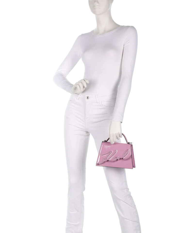 Karl Lagerfeld K/Signature 2.0 Small Sac bandoulière cyclamen