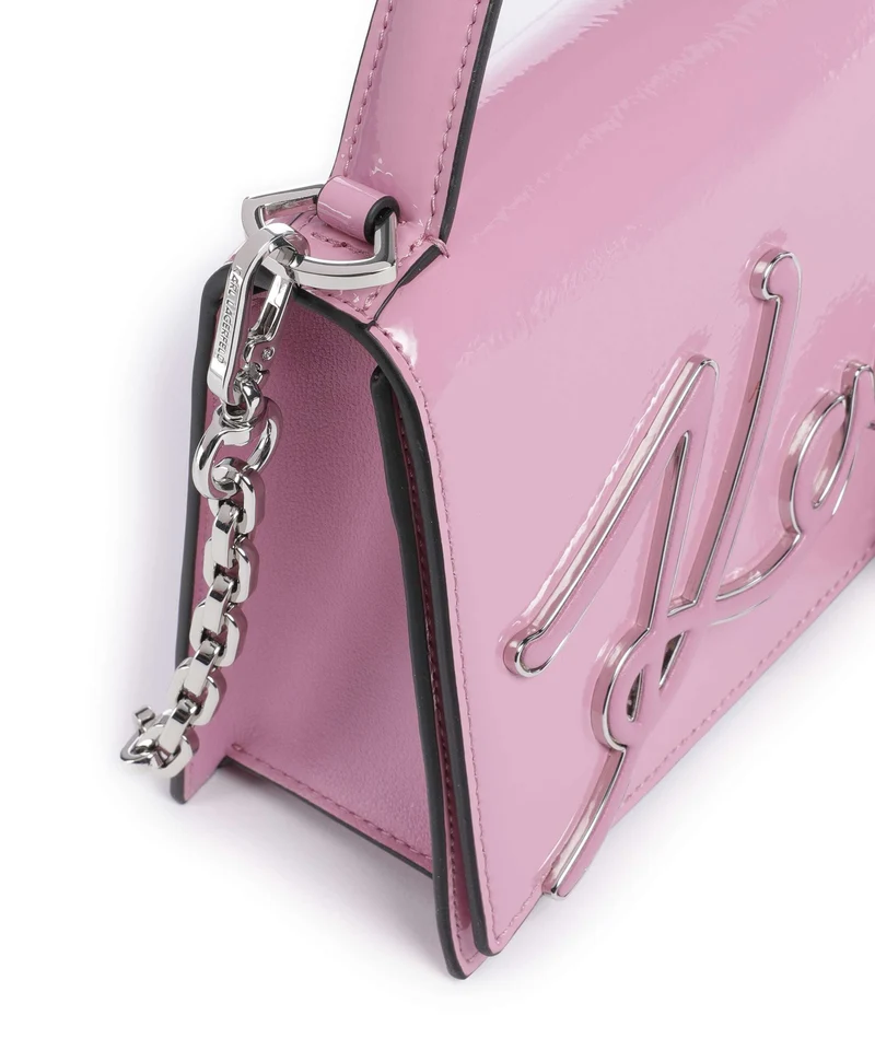 Karl Lagerfeld K/Signature 2.0 Small Sac bandoulière cyclamen