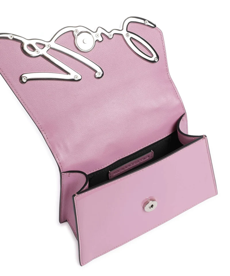 Karl Lagerfeld K/Signature 2.0 Small Sac bandoulière cyclamen