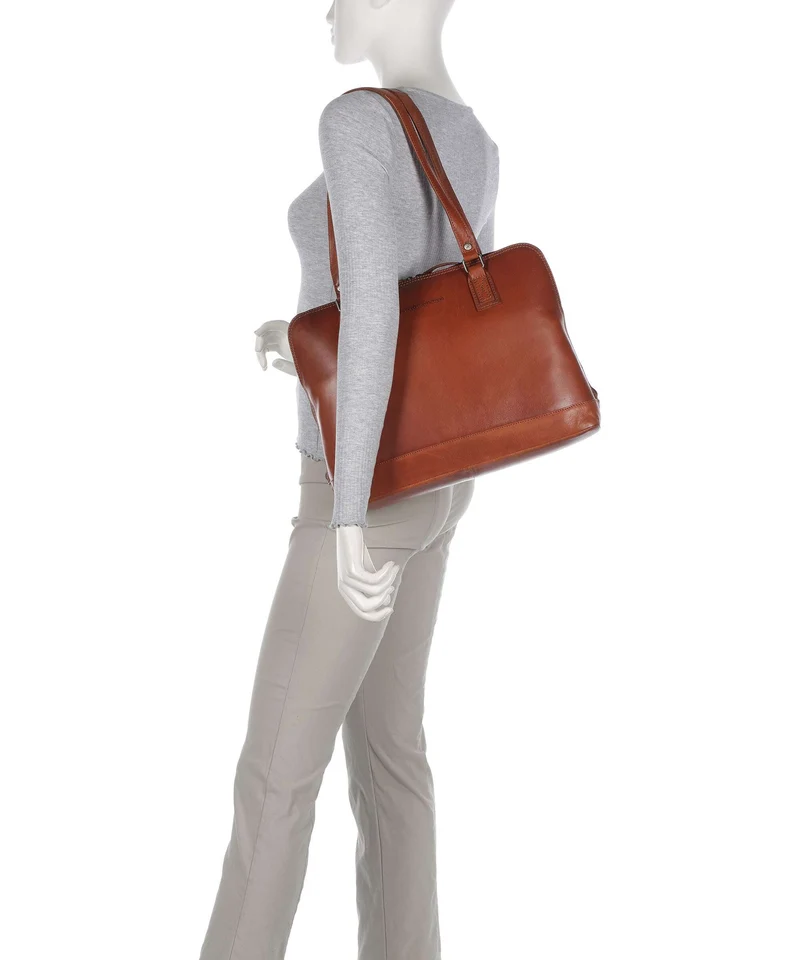 The Chesterfield Brand Novum Selvino Sac porté épaule cognac