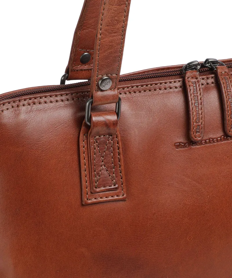 The Chesterfield Brand Novum Selvino Sac porté épaule cognac