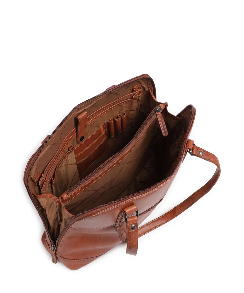 The Chesterfield Brand Novum Selvino Sac porté épaule cognac