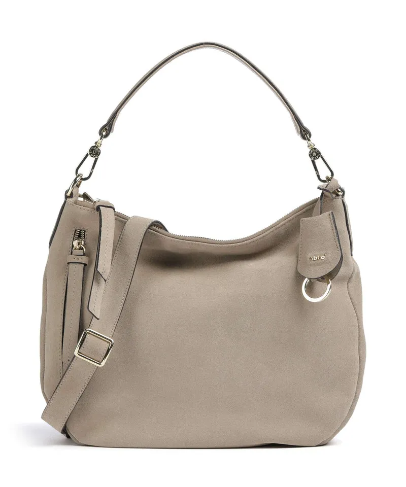 Abro Suede Juna Small Sac fourre-tout siena