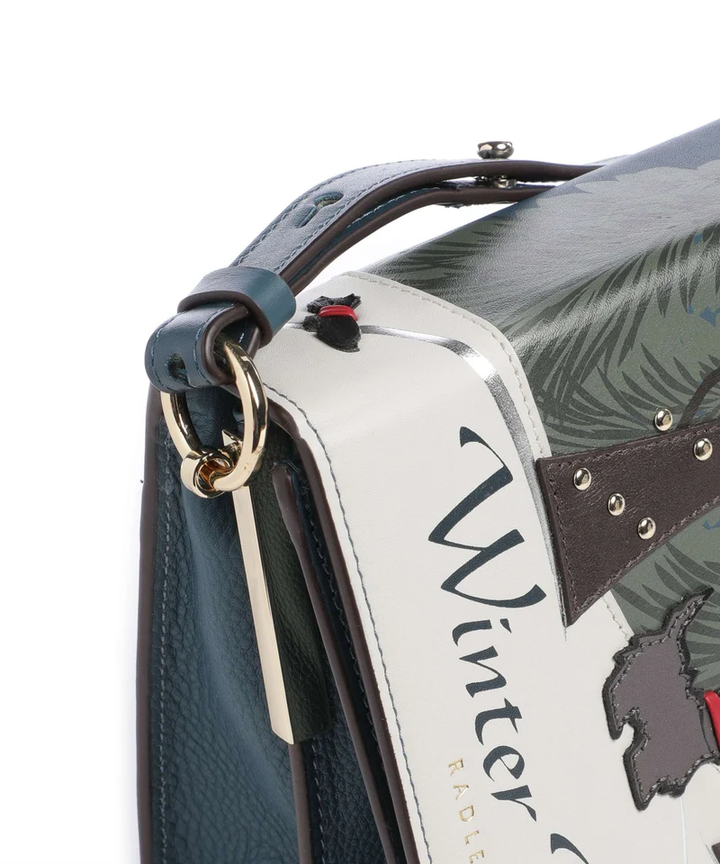 Radley London Book Street Winter Tales Sac bandoulière teal