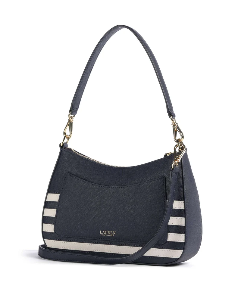 Lauren Ralph Lauren Danni 26 Sac porté épaule refined navy/soft white