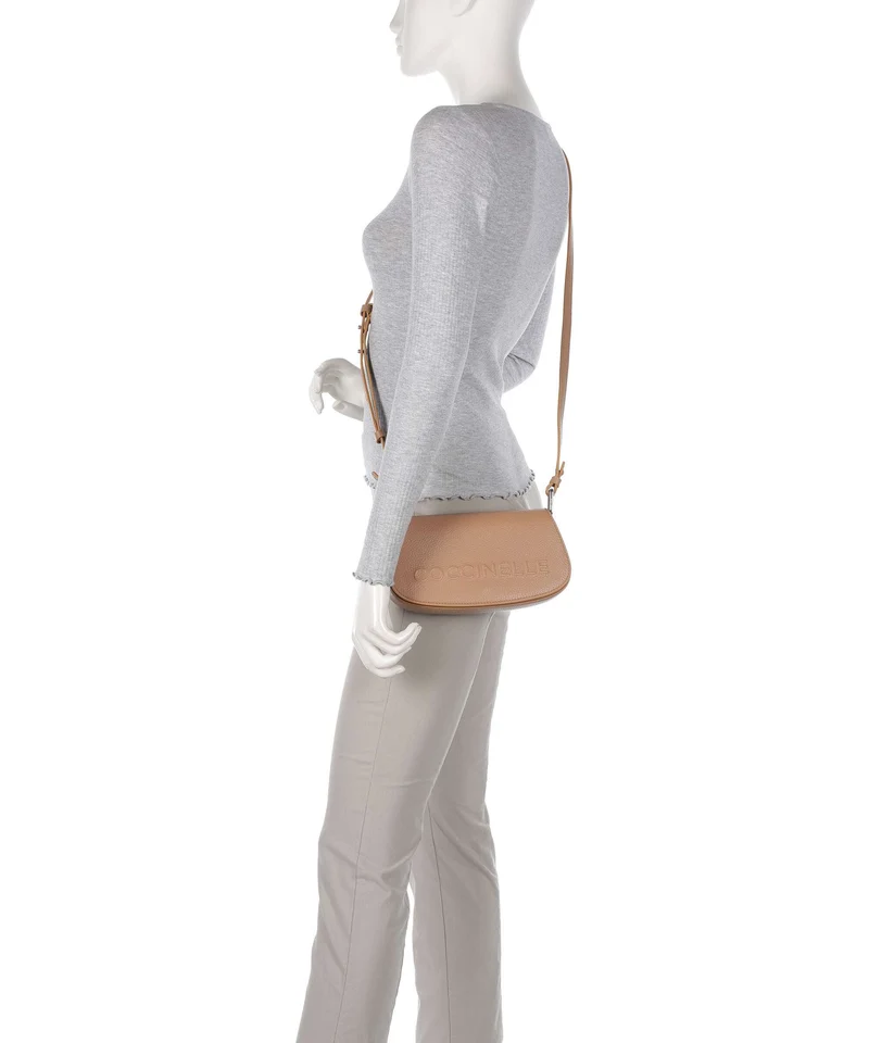 Coccinelle Myrtha Maxi Logo Sac porté épaule skin
